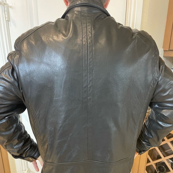 Leather Jacket, Andrew Marc, XL - Picture 2 of 3